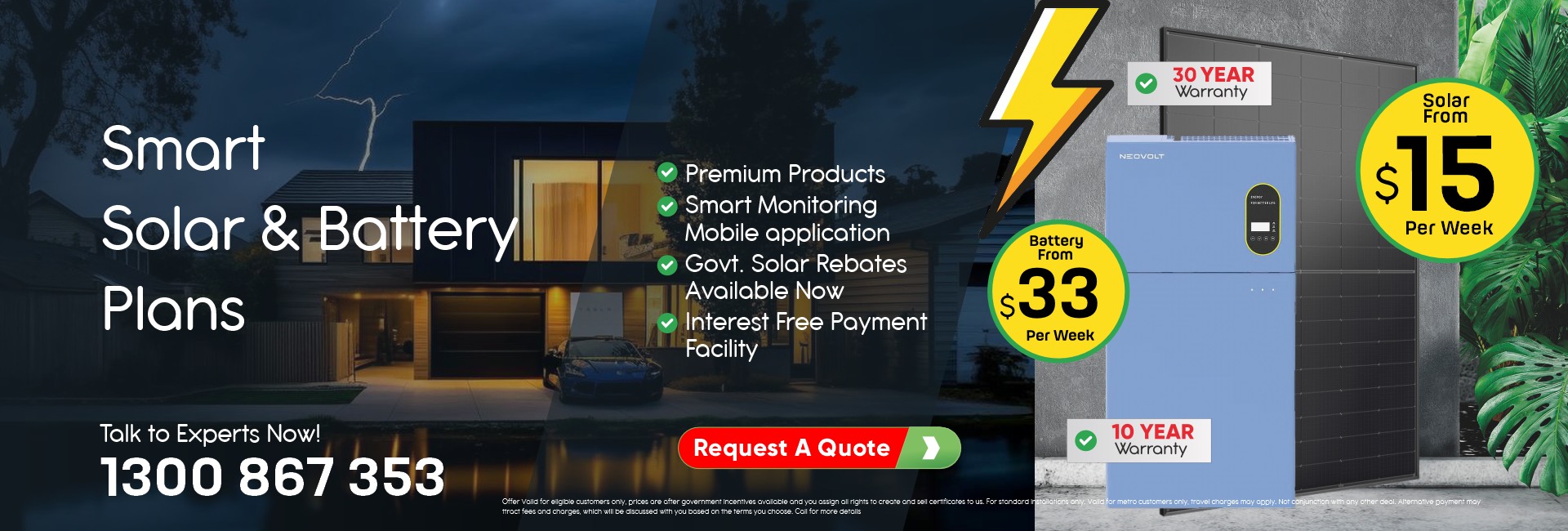 battery on sale banner