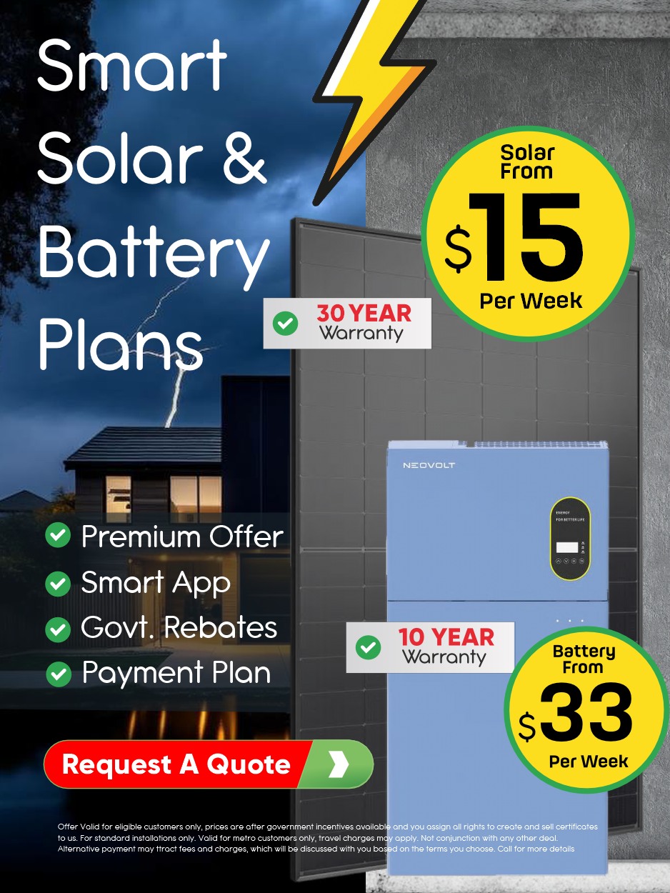solar battery on sale banner