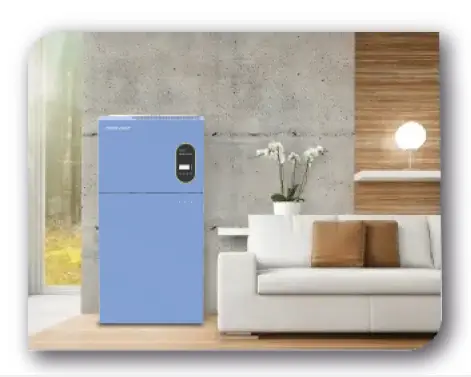 A home with solar battery showing solar energy savings